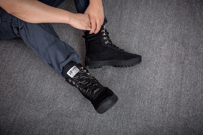 Bottes militaires en toile - amortissement - Ref 1399884 Image 13