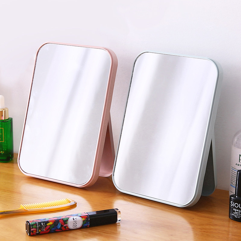 Creative Desktop Portable Makeup Mirror Carry-on Makeup Mirror Eurostyle Student Dorms Glazed Makeup Mirror Makeup Mirror