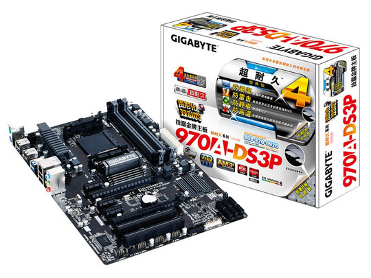 Gigabyte 970A-Ds3P Motherboard 970 Motherboard 938-Pin Fx8300 Overclocking Am3+ Motherboard
