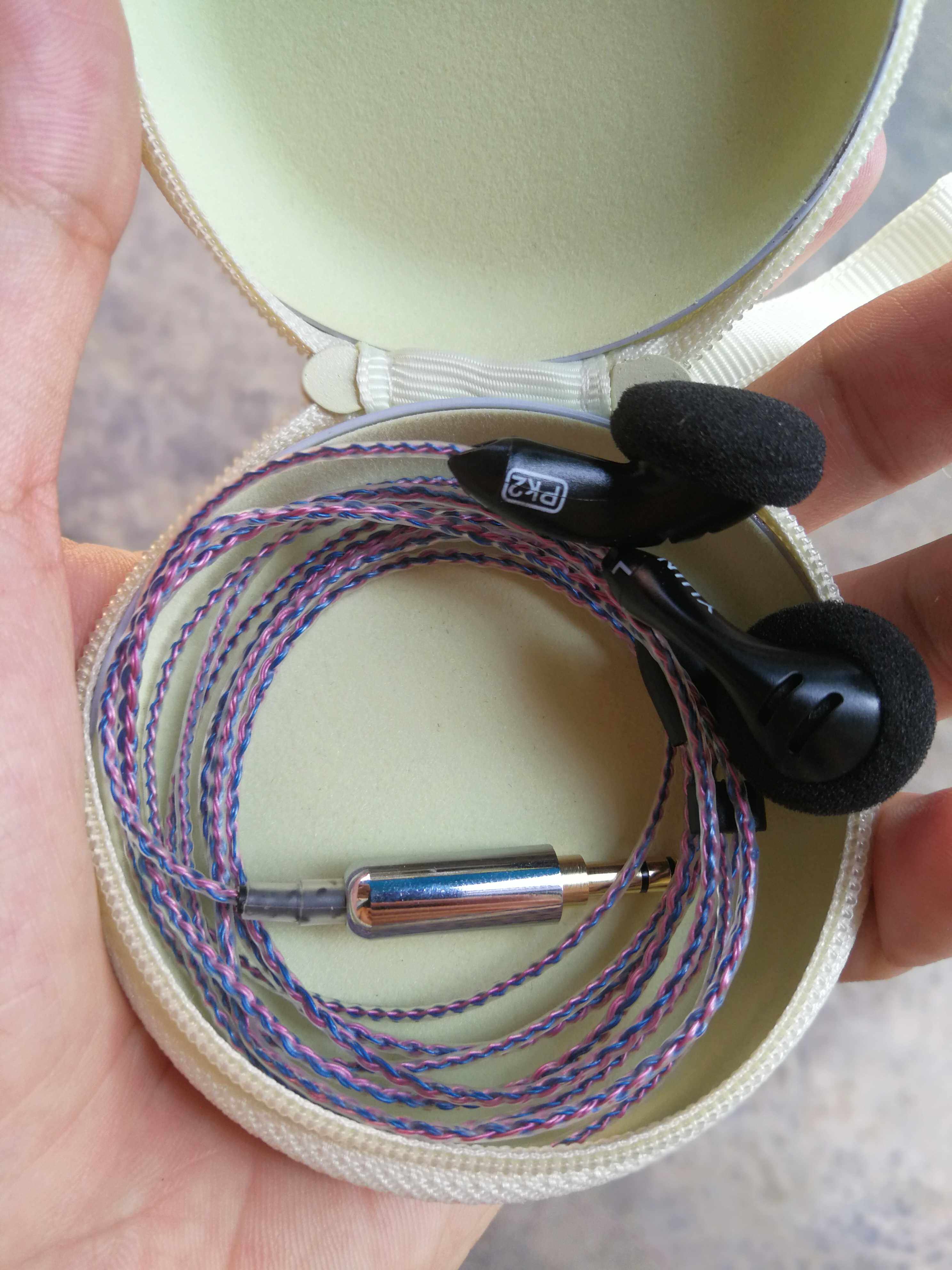 Professional earphone silver-plated line change line repair earplug repair change plug pin broken line bad contact