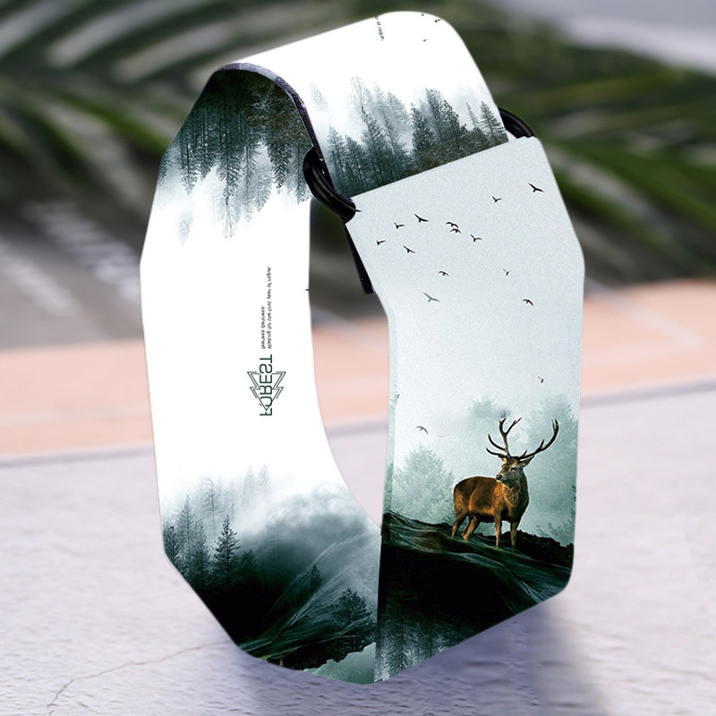 Paper watch Paper watch male and female students electronic Korean version trend couple creative personality waterproof watch