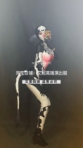 TT high-end nightclub bar singer djds dance team gogo couple models cow one-piece suit costumes