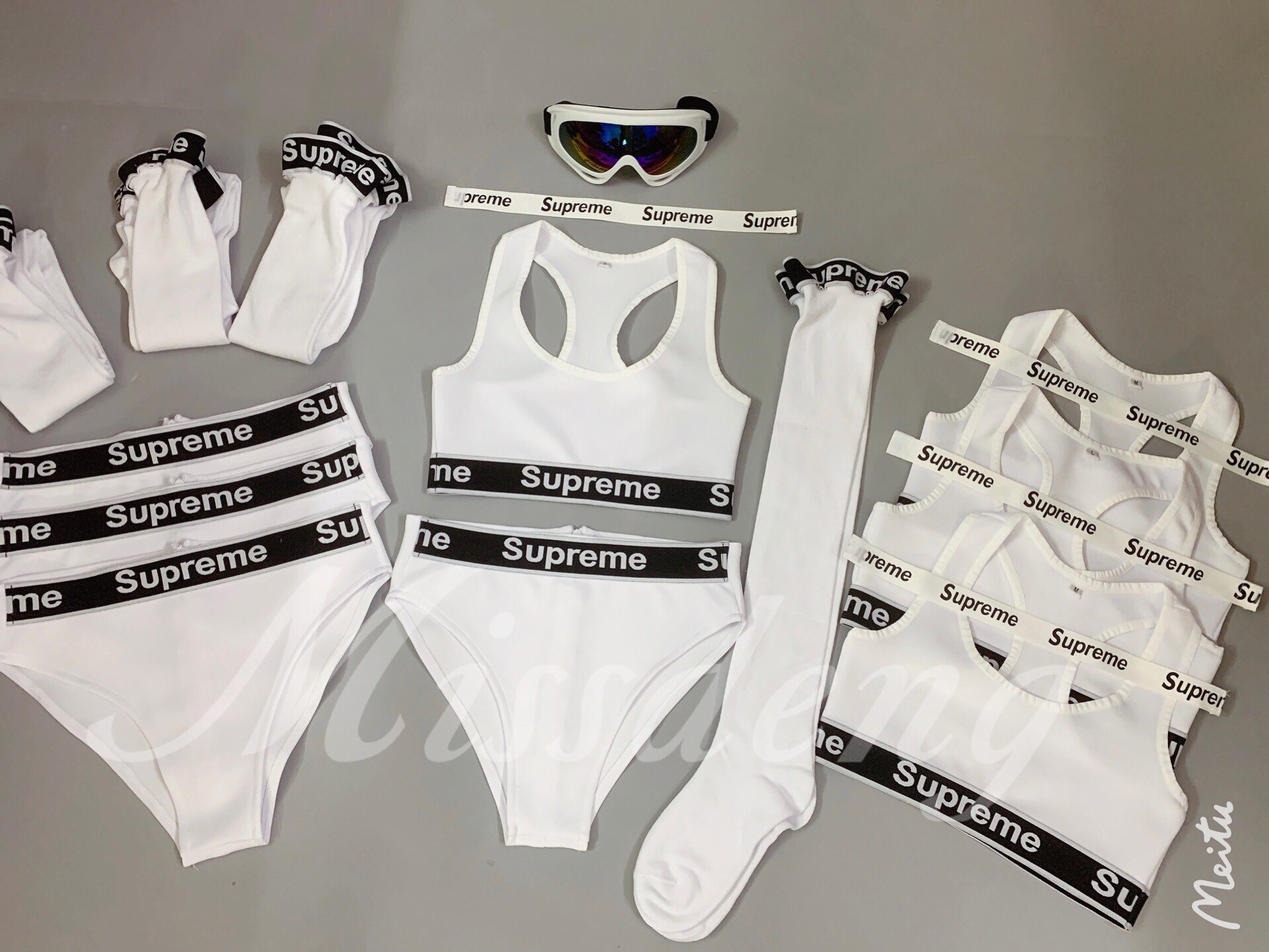 TT High-end Nightclub Bar Singer Djds Dance Team Gogo Tide's Two Alphabet Sport Suits to Play Out