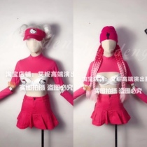 TT high-end nightclub bar singer djds dance team gogo split small skirt kitty cat suit costumes