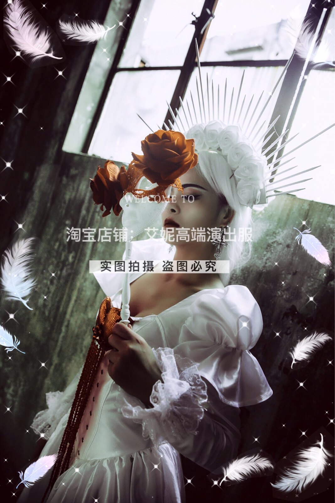 TT high-end nightclub bar singer djds dance team gogo halloween court gothic dress costumes