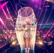 TT Custom Colored LED Mesh Yarn Dot Dance Prop Bar Gogo Performance Out of the Costume Show Props
