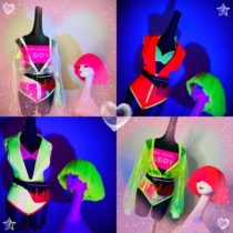 TT High-end Nightclub Bar Singer Djds Dance Team Gogo 51 Candy Casual Tooling Suit Play Out