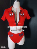TT high-end nightclub bar singer djds dance team gogo Childrens Day Childrens Day Spiderman suit costume