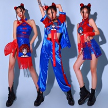 TT high-end nightclub bar singer djds dance team gogo retro national tide Chinese style jazz suit costume