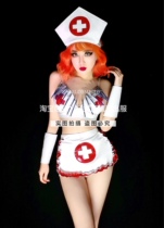 TT high-end nightclub bar singer djds dance team gogo sexy nurse syringe bikini split costumes
