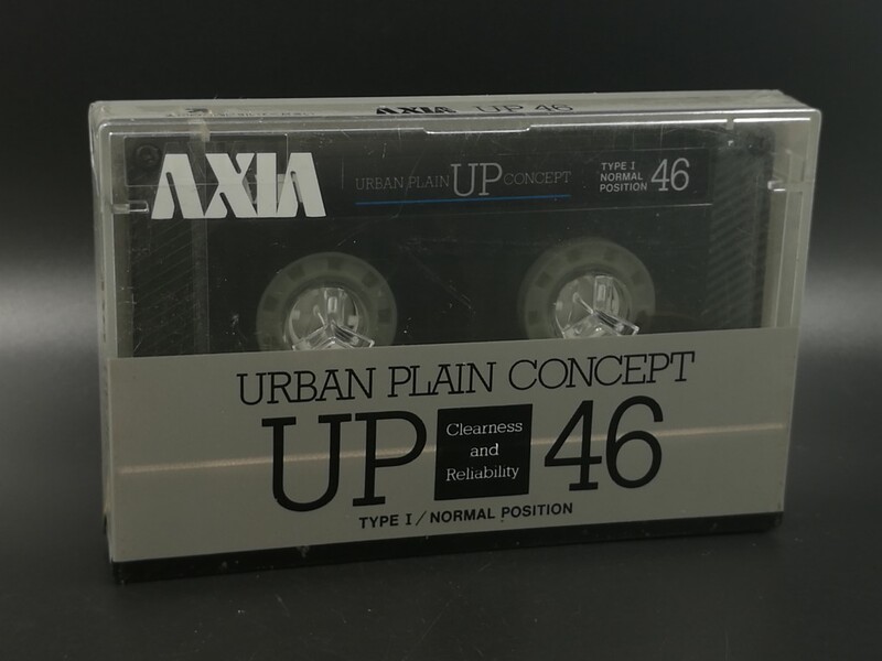 Fuji Axia Up46 High-Grade First-Class Blank Magnetic Tape, High-Quality Tape, Recording Tape, Cassette Tape, 3-Pack