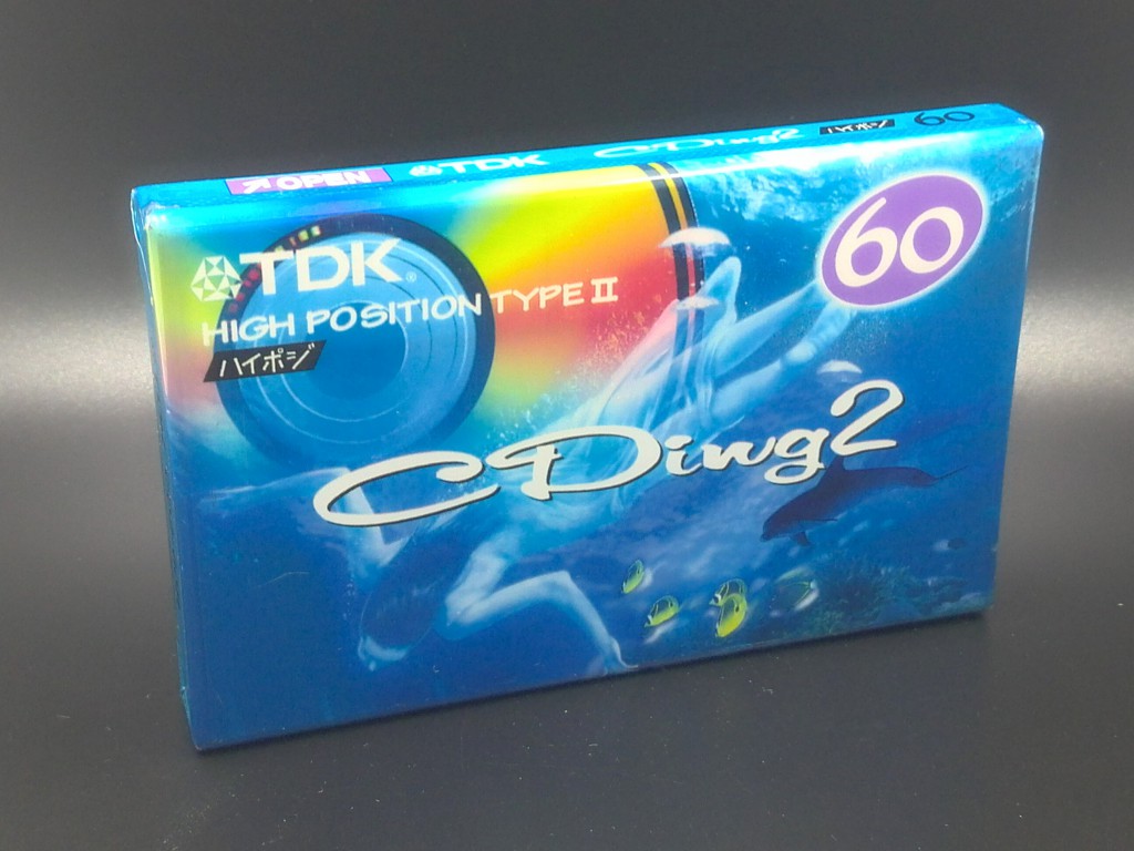 TDK CDING2 60 (chrome tape) collection grade blank tape cassette tape two