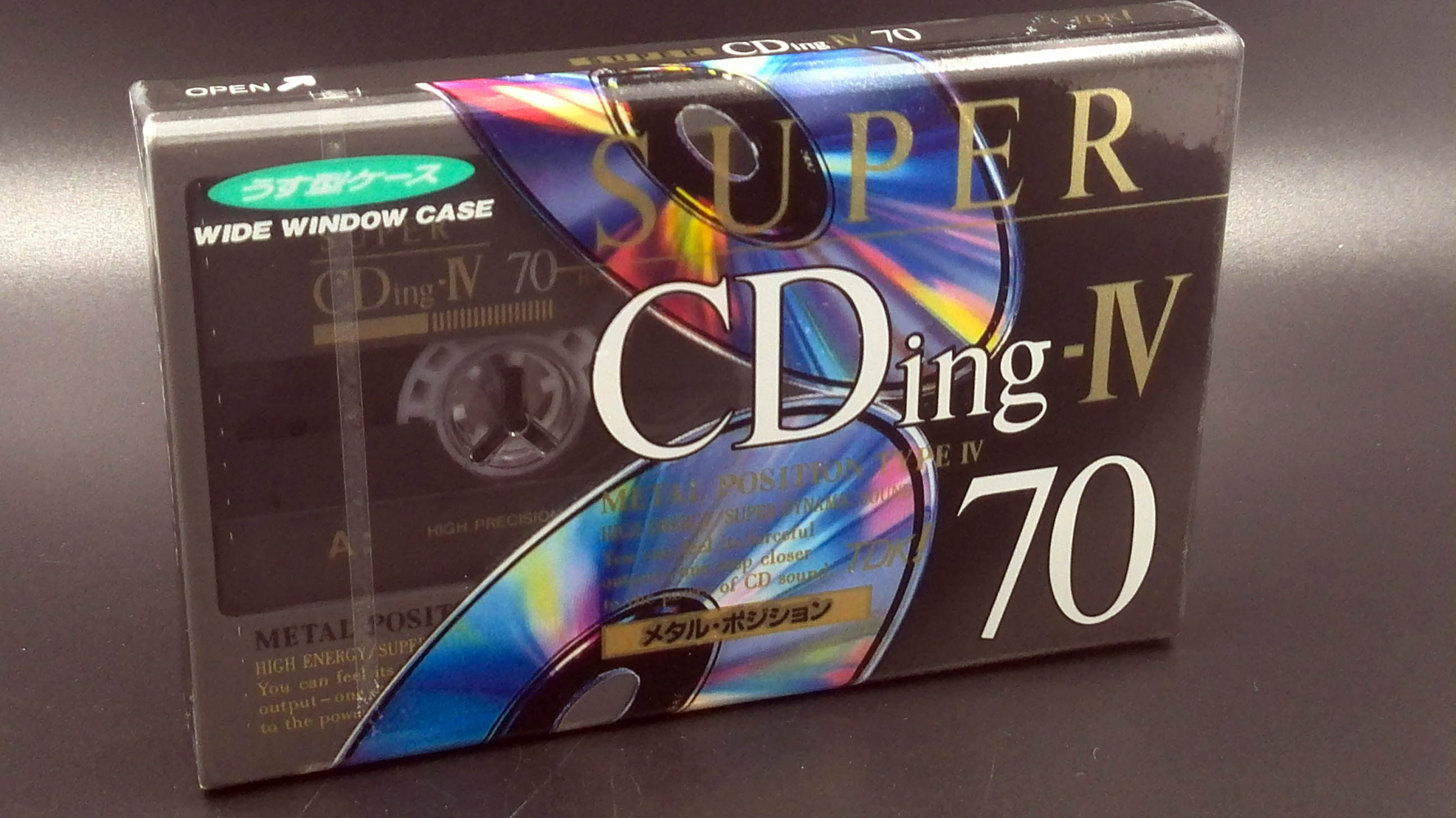 TDK METAL CDINGIV70 IV class (metal band) iron with collection grade blank cassette tape card with