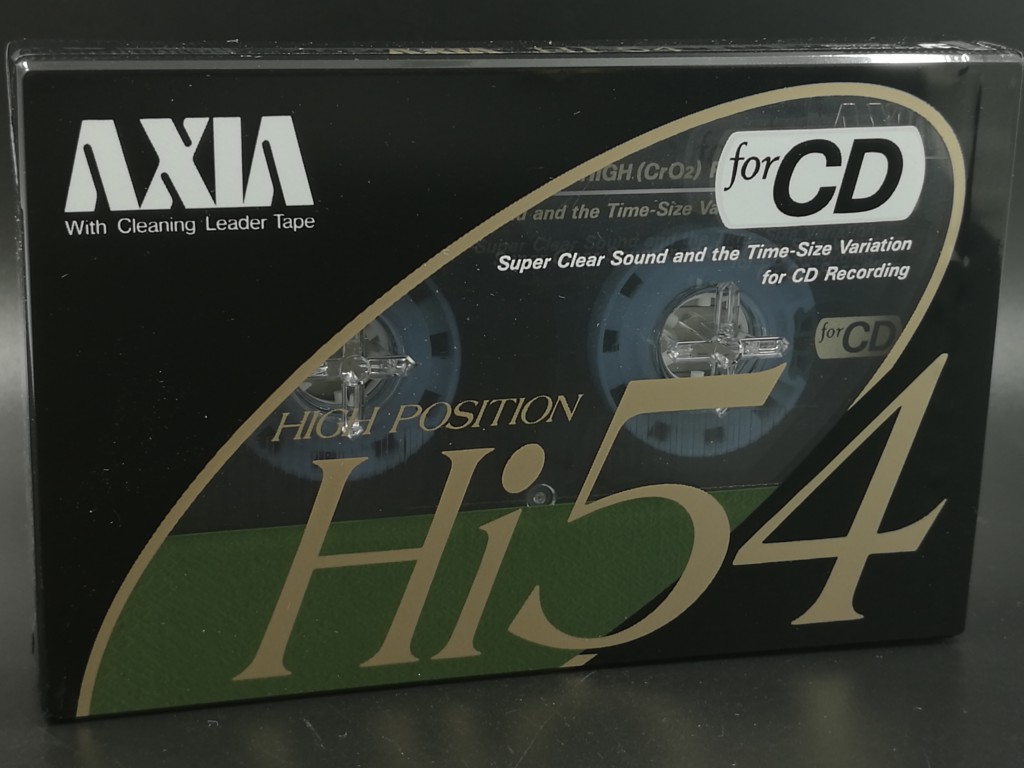 Fuji AXIA Hi54 minute II class (chrome belt) Collection grade blank tape cassette recording special