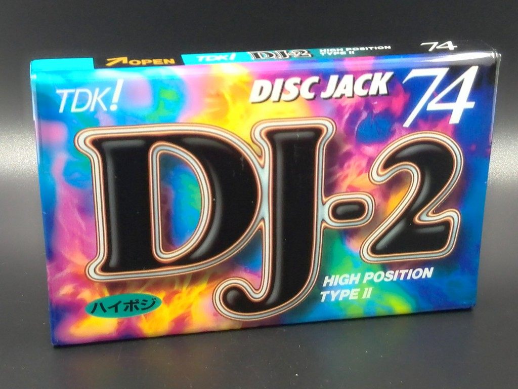 TDK DJ-2 74 quality blank tapes chrome tape (blank tapes) II Type of blank tape