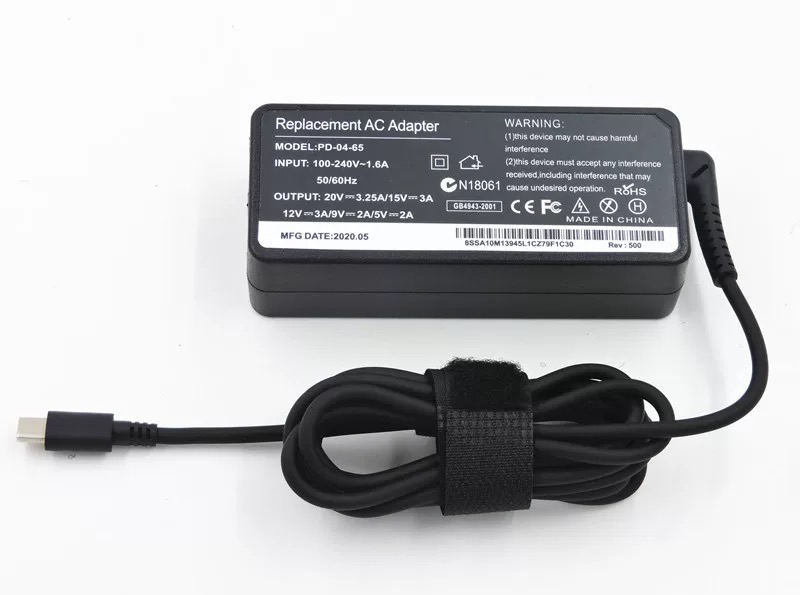 Usb-C 65W Travel Adapter Type-C Laptop Charger 20V 3.25A Tpn-La12 Usb-C 65W Travel Adapter Type-C Laptop Charger 20V 3.25A Tpn-La12