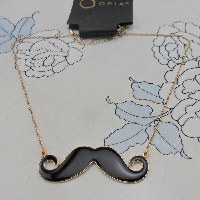Whimsical Afanti Big Beard Enamel Necklace - Quirky Qingdao Find! - Detail image 2