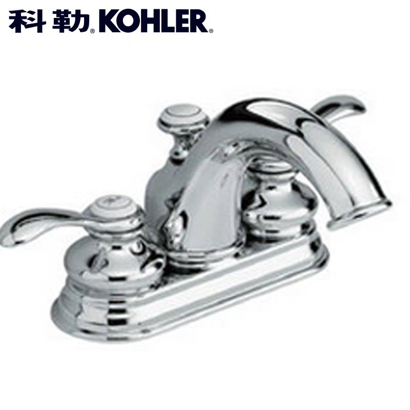Kohler Feilfa All-Copper Hot and Cold Dual-Hole Washbasin Faucet K-12266T-4-Cpaf 4inch Kohler Feilfa All-Copper Hot and Cold Dual-Hole Washbasin Faucet K-12266T-4-Cpaf 4inch