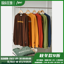 MEDRIA life series classic logo long-sleeved autumn and winter new all-match base cotton couple tide loose T-shirt