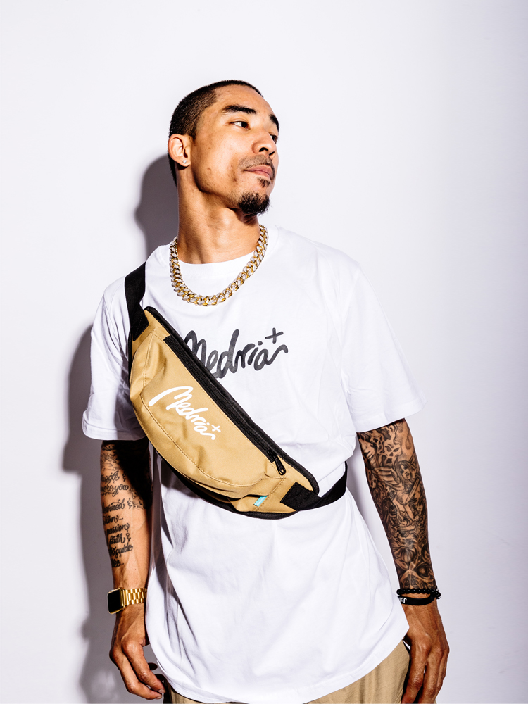 MEDRIA 2019 Liberian Fanny Pack Basketball sports Multi-functional fashion brand Street trend