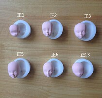 (Q version silicone face) face model Super Light clay soft pottery turn sugar face mold bjd silicone SD doll face