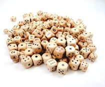 Plain wood color solid wood game Dice chess dice sieve large 1 2-8CM wooden big dice