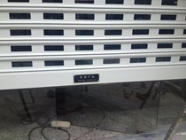 Nanjing color steel garage door aluminum alloy stainless steel rolling shutter crystal rolling shutter door electric remote control garage door