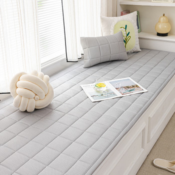 Ice silk cool spring and summer all-season anti-slip machine washable customized thickened living room tatami balcony bay window mat