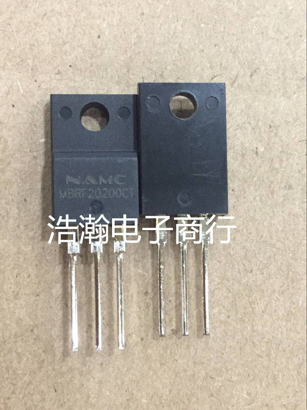 New Taiwan-made MBRF20200CT Schottky triode 20A200v straight plug can shoot BOM quotation