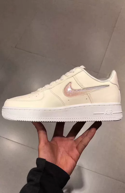 NIKE AIR FORCE 1 AF1 Không quân số 1 Jelly White Giày đế thấp nữ AH6827-100 - Dép / giày thường