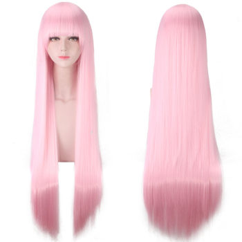 DARLING ໃນ FRANXX ສີບົວ CODE:002 Strelitzia reginae long hair fake hair cos wig ມີຈຳໜ່າຍແລ້ວ