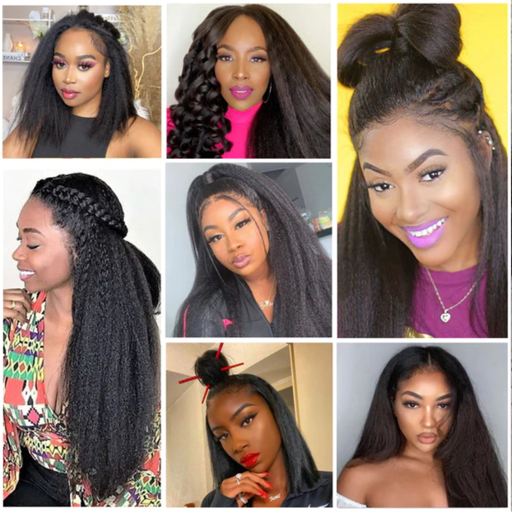 12 Zoll Glueless Human Hair Wig – Yaki Straight, 180 % Density, Natürliche Farbe 12 Zoll Glueless Human Hair Wig – Yaki Straight, 180 % Density, Natürliche Farbe