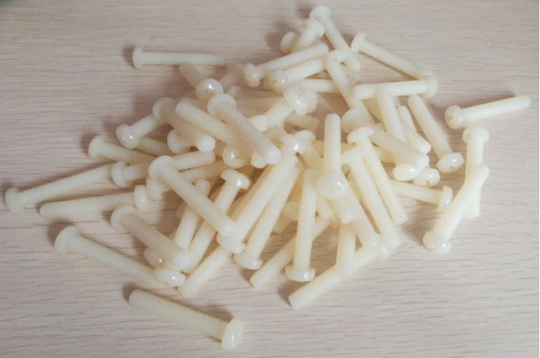 Nylon color screw round head cross glue bolt Pan head insulation screw rod PM2*4 5 6 8 10 12