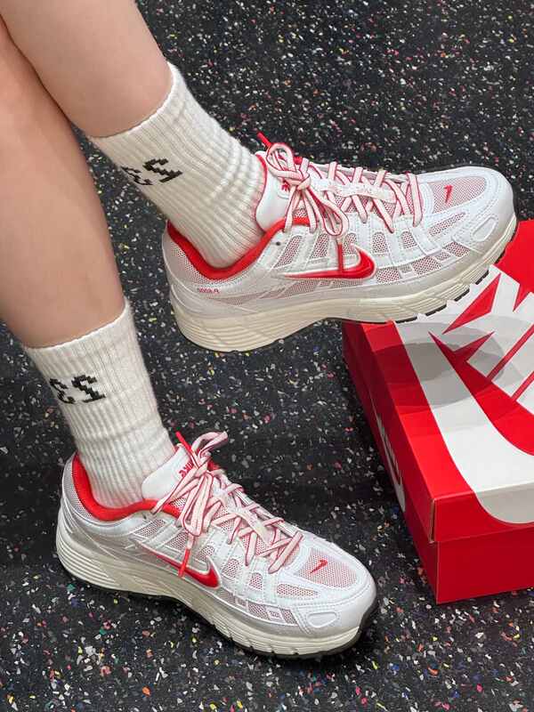 Nike Nike P-6000 Year of the Horse Limited Edition New Year's Edition White Red Hook Casual Sports Shoes Iq1134-161