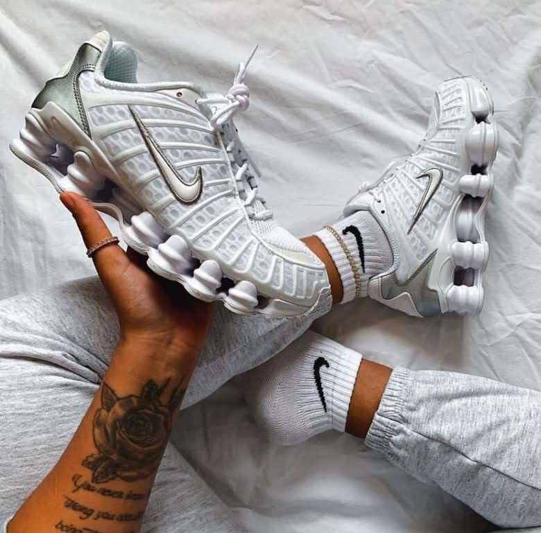 Nike Men's Shox Tl Retro Dad Shoes Air Column Sports Casual Shoes Av3595-100