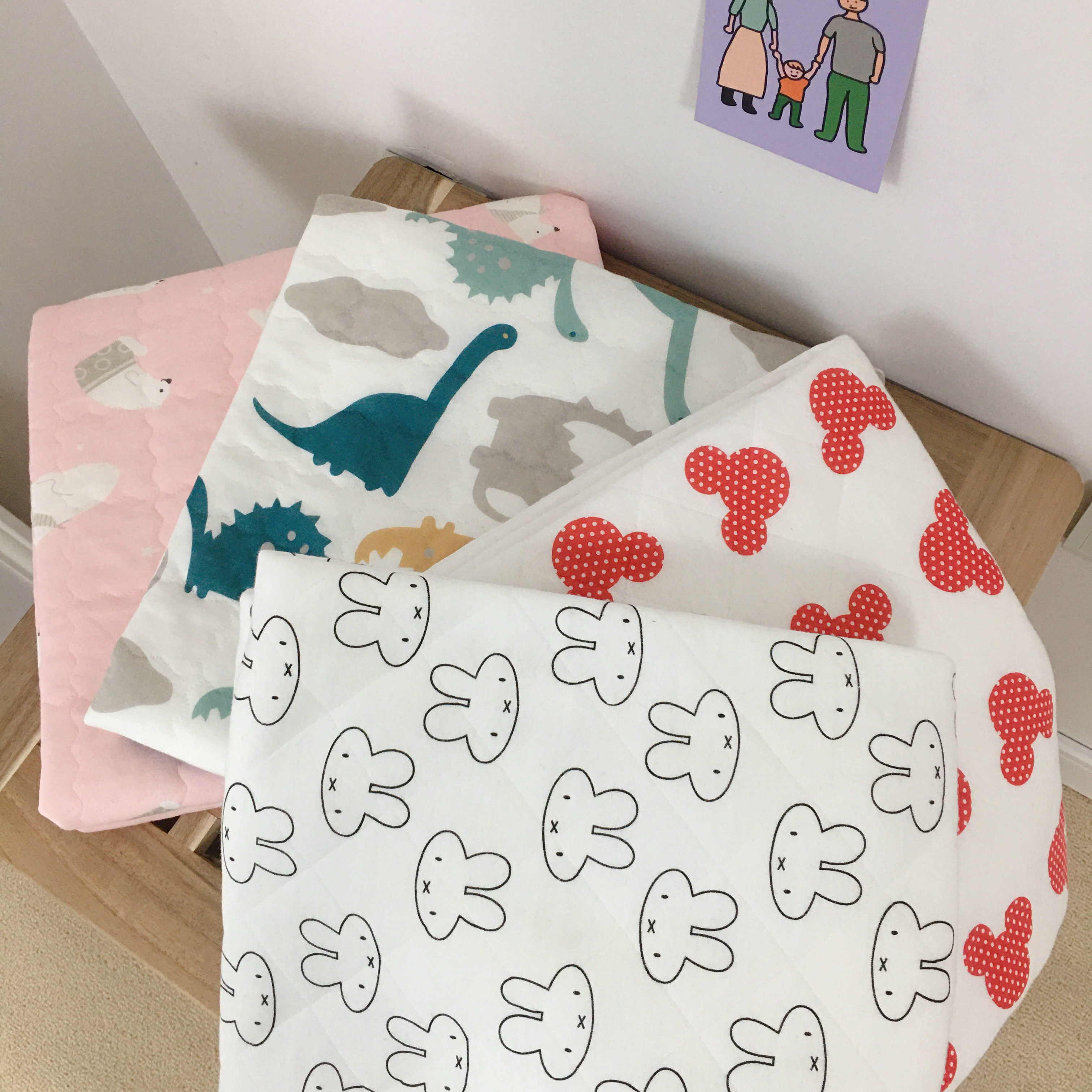 (Children's cover quilt)ins knitted cotton quilt Modal cartoon Miffy Mickey super soft air-conditioning quilt