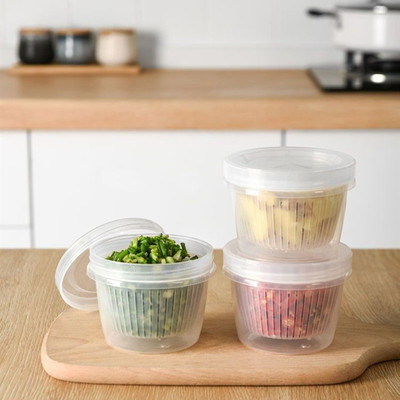 葱花姜蒜大容量沥水保鲜盒