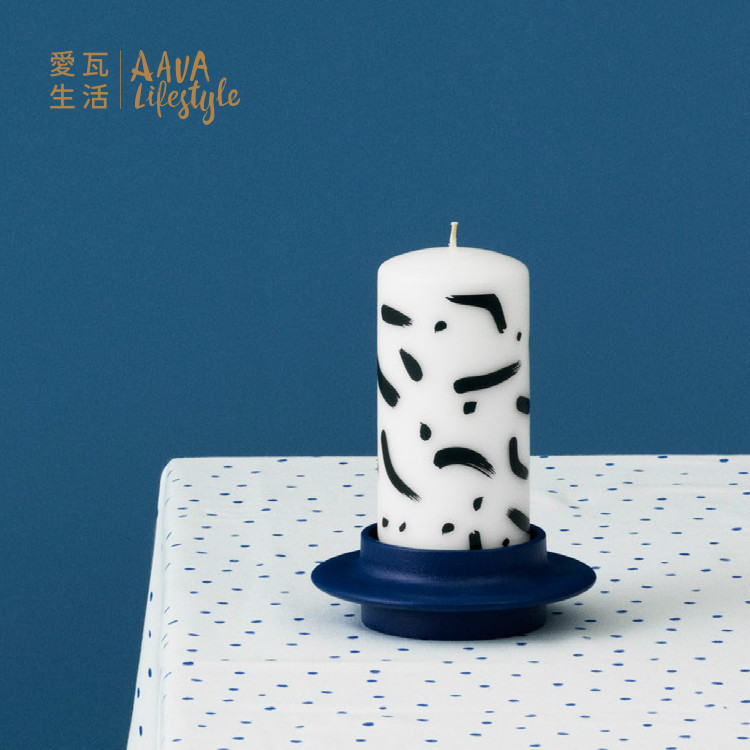 Ava lives in Norman Copenhagen, Denmark Nordic cast iron candlestick romantic candlelight dinner set pieces