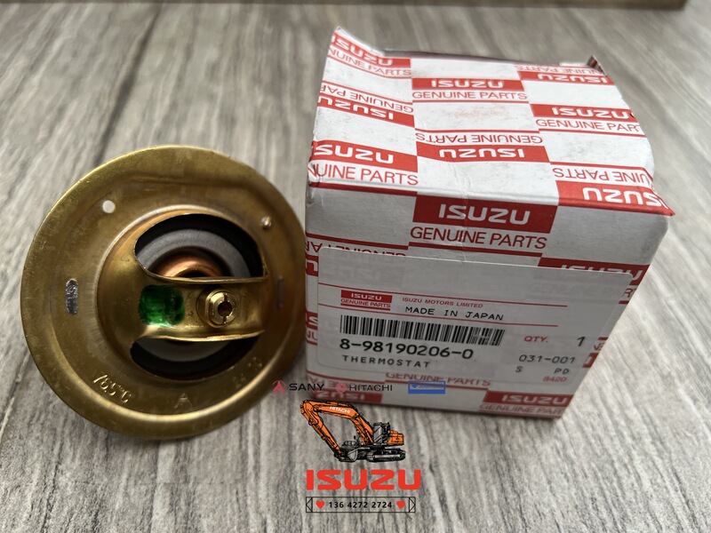 Isuzu 4Bg1 6Bg1 Thermostat 76.5 Degrees Hitachi Zx120/200-6-3G 8-98190206-0 Isuzu 4Bg1 6Bg1 Thermostat 76.5 Degrees Hitachi Zx120/200-6-3G 8-98190206-0