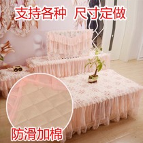 New modern coffee table cover tablecloth lace fabric TV cabinet cover TV cover living room universal set customization