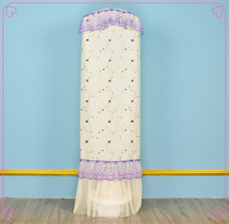 Double pole household garment ironing machine dust cover single pole clothes hanger cylindrical iron cover European style all-inclusive lace cover customization