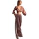 Sanya travel outfits show thin wide-leg pants women's bohemian long skirt seaside vacation beach skirt two-piece set