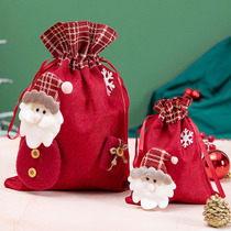 Christmas decorative gift bag Christmas Eve apple bag Ping An fruit box candy socks childrens small gift bag
