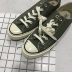 Converse Converse 1970s Samsung tiêu chuẩn mực xanh cỏ xanh cao giày nam và nữ 162060C 162052C giày anta nữ Plimsolls