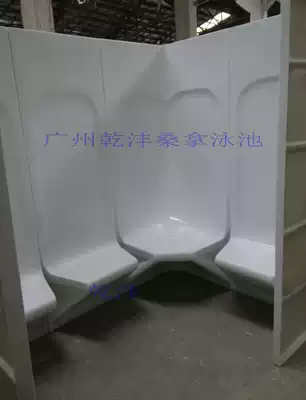 Custom sauna acrylic chair Steam stool wet steam room corner chair sauna single chair flat seat factory direct sales