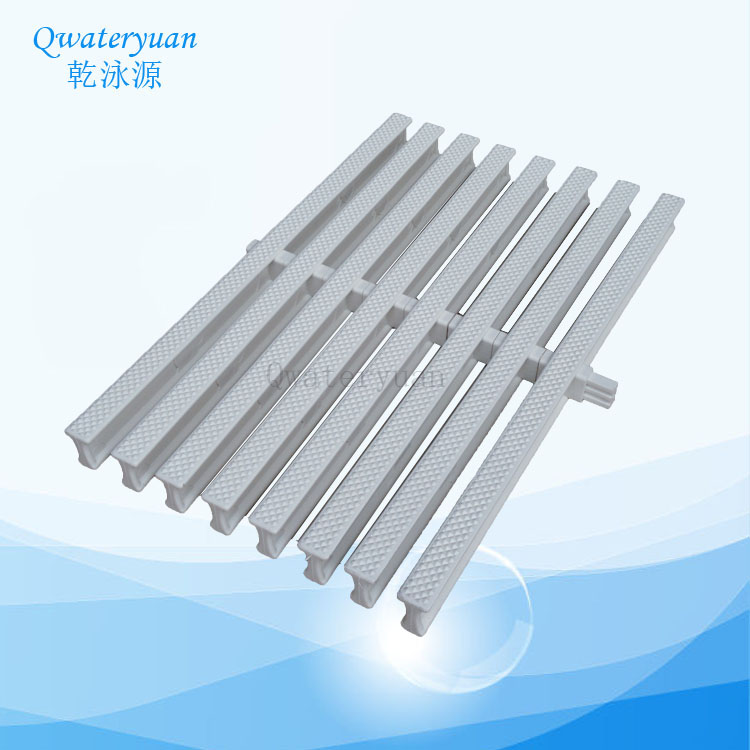 Pool grille PVC white pool Kitchen Aqueduct Surface Trench Gutters Cover Plates Grate 18 18 20 25 30cm