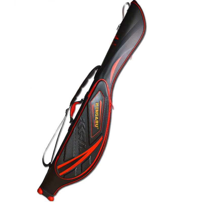Kengruway Subpole Bag Ultra Light Big Belly Fishing Rod Bag Hard Shell 1 35 m Iso Fishing Sea Rod Multifunction Cog Fishing Bag