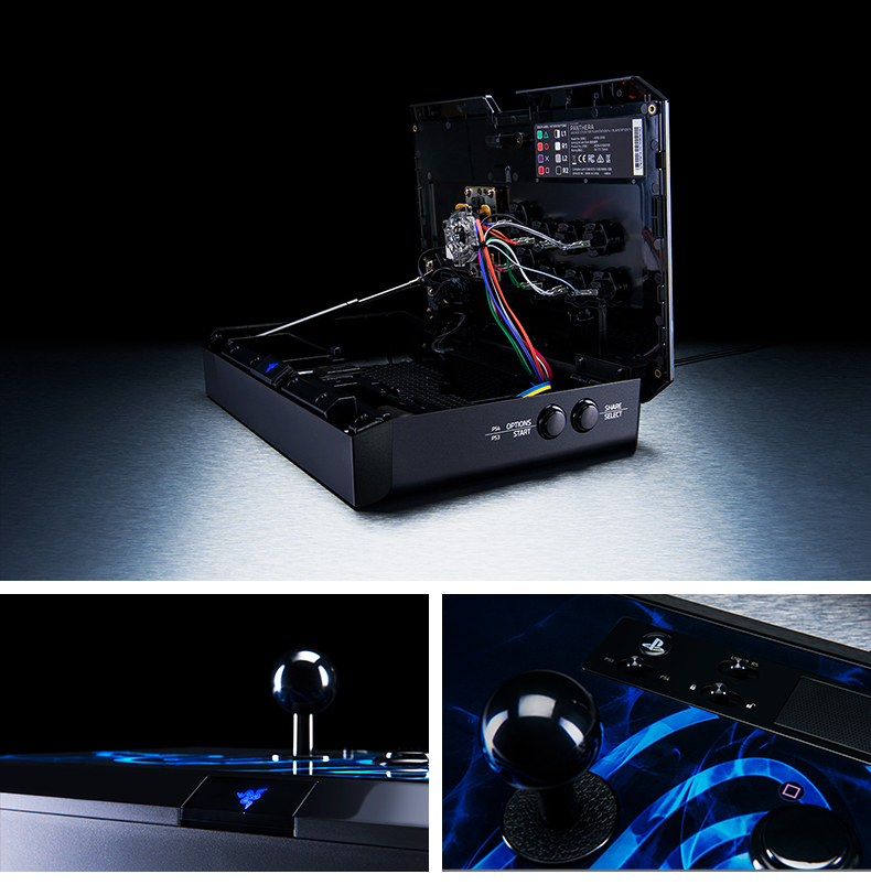 Nếu gió ngoại vi Razer / Razer Pandora Cheetah arcade trò chơi chiến đấu trên máy tính rocker Street Fighter King - Cần điều khiển tay cầm chơi game cho pc