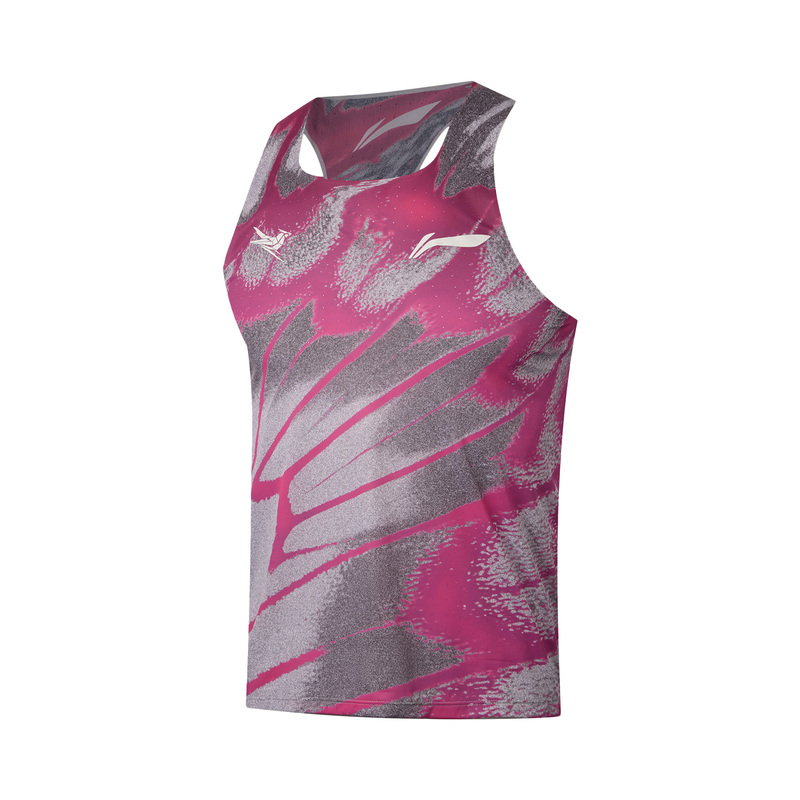 Li Ning Genuine Men's Professional Running Series Loose-Fitting Outdoor Sports and Leisure Competition Vest Aayv123-35