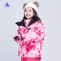 VECTOR childrens ski top jacket plus velvet plus cotton thickened ski suit Waterproof and windproof cotton coat stormtrooper
